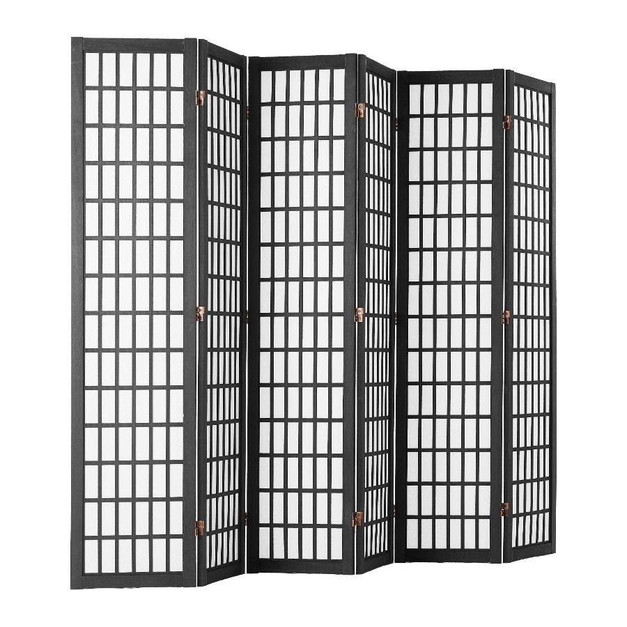 Partition Screen Divider - 6-teiliger Japanischer Raumteiler Faltbarer Sichtschutz für