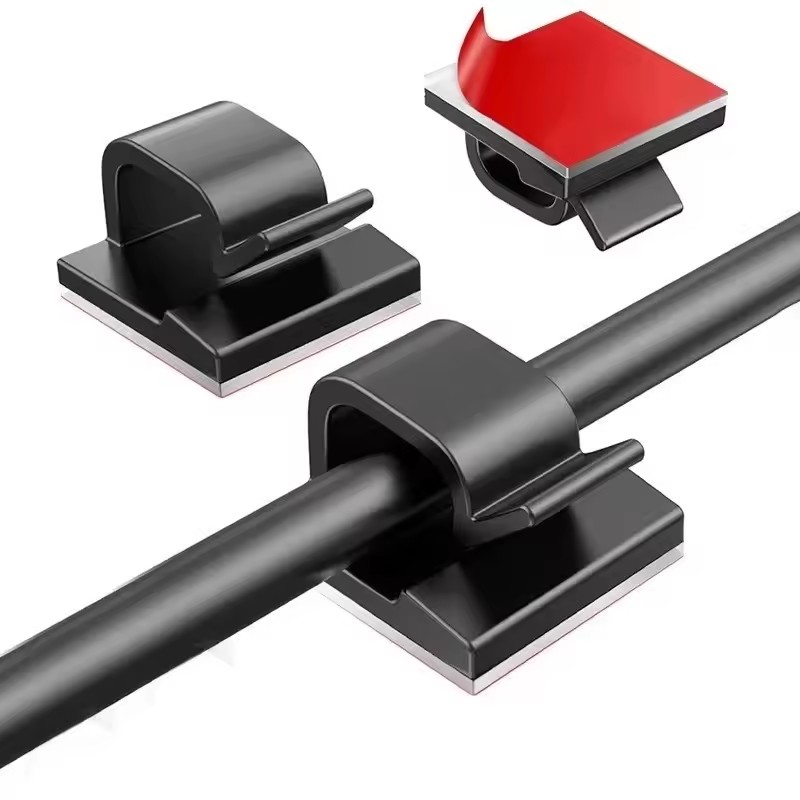 Desk Organizer - 10/20/50 Stück Kabelorganisationsclips, Kabelhalter, Kabelschutz, USB-Kabelmanagement,