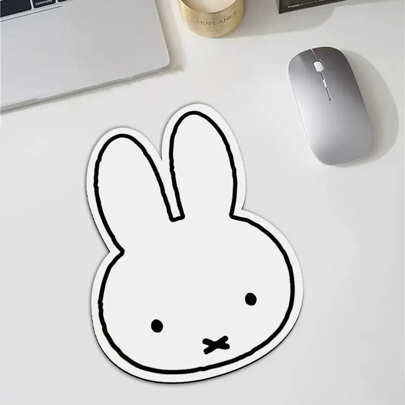 Office Furniture Brands - Kawaii Miffy Hasenförmiges Mauspad im Ins-Stil,