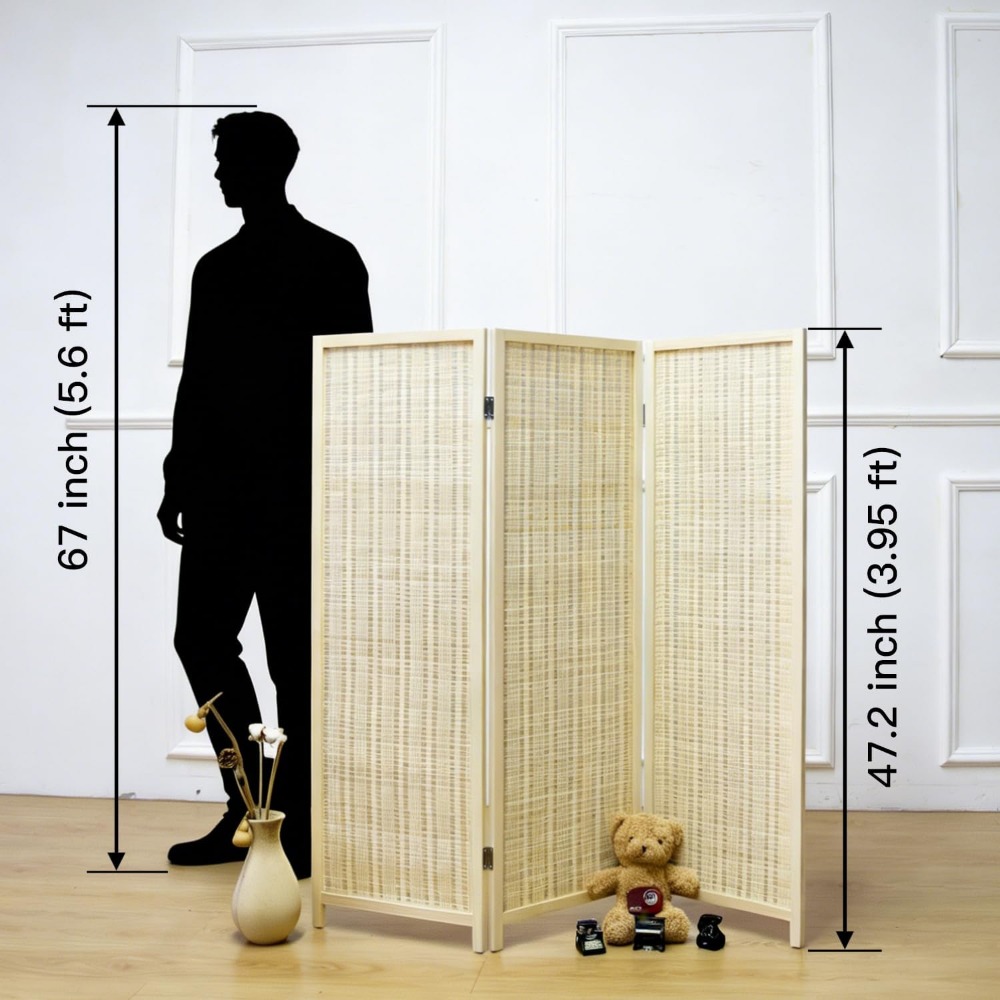3-teiliger kurzer Raumteiler,  – Partition Screen Divider Bewertung und Preis