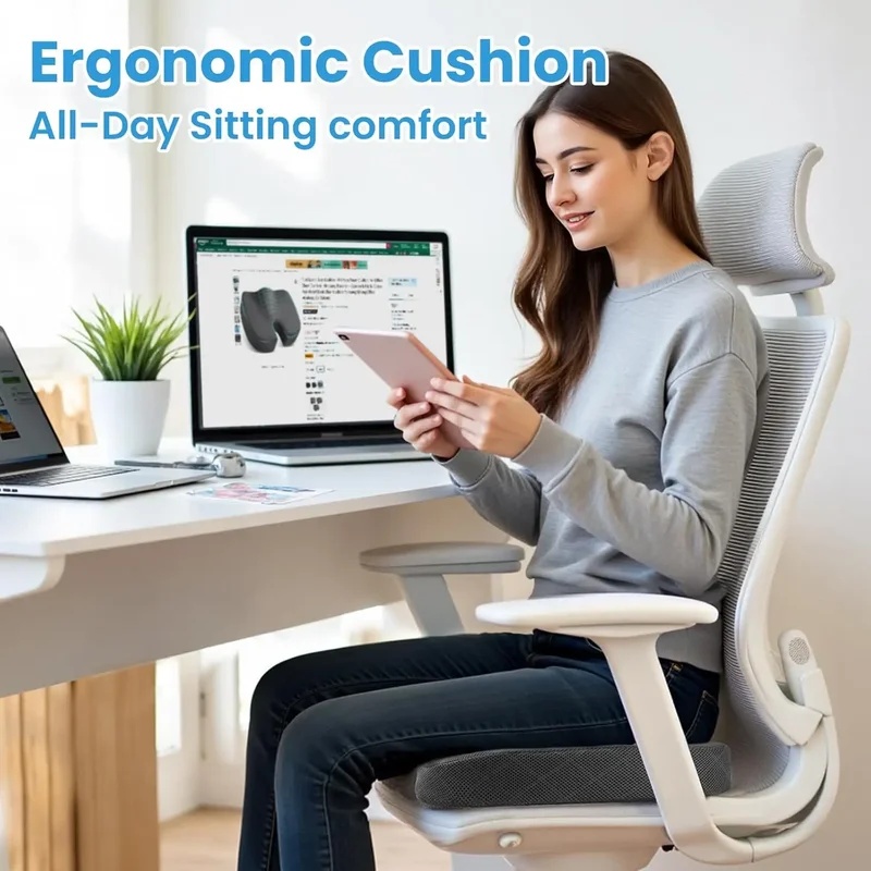 U-förmiges Sitzkissen aus Memo – Office Chair Cushion Bewertung und Preis