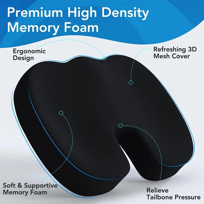 U-förmiges Sitzkissen aus Memo – Office Chair Cushion Bewertung und Preis
