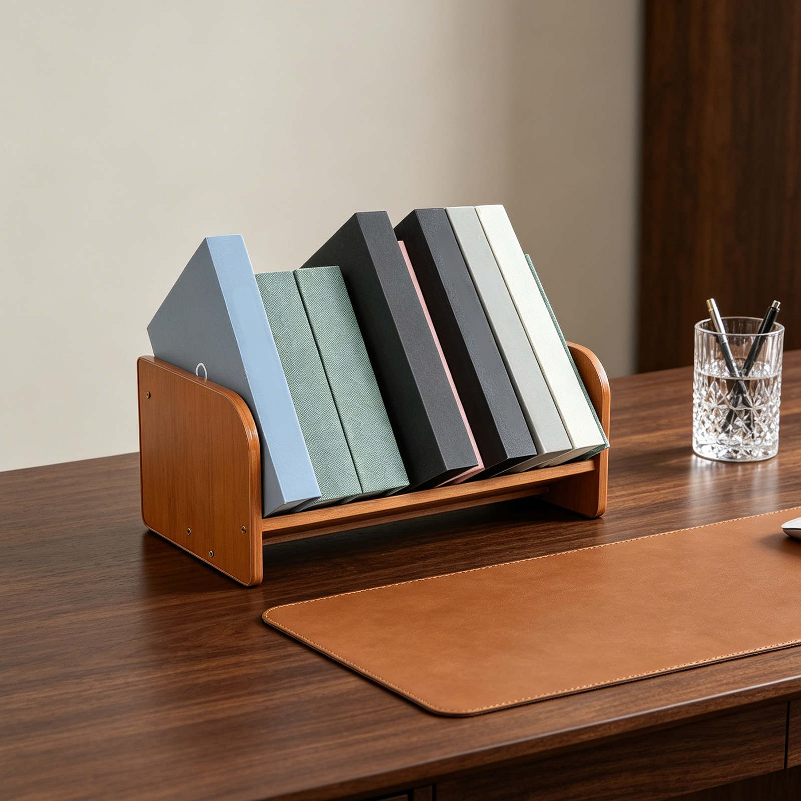 Bambus-Schallplattenhalter-Org – Desk Organizer Bewertung und Preis