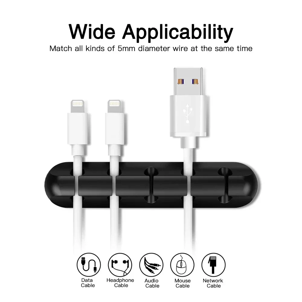 Silikon-USB-Kabel-Organizer, U – Desk Organizer Bewertung und Preis